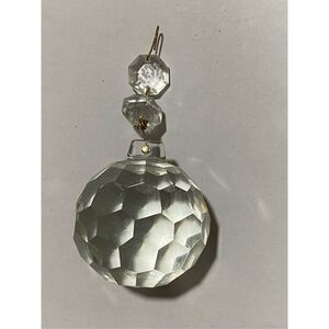 Antique Chandelier Center Ball, 3 5/8" Hanging Prism Chandelier String, Octagon